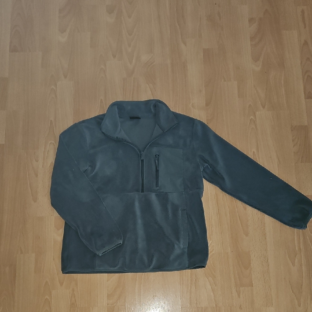 Teal Fleece Pullover